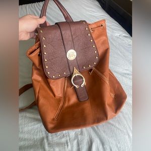 Michael Kors two toned backpack!